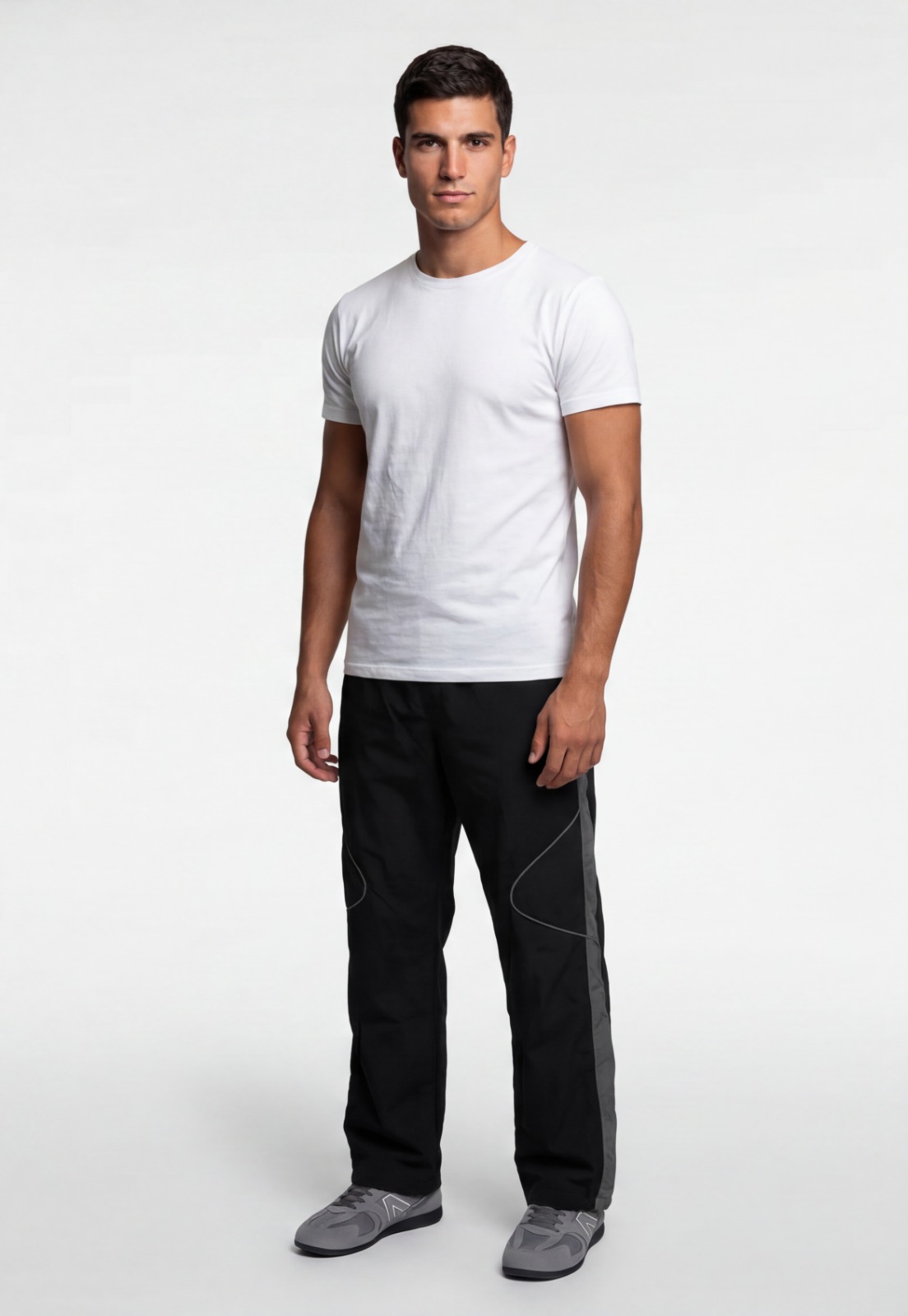 Pantalón Hombre Baggy Técnico Negro 4