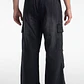 Jeans Hombre Mega Baggy Cargo Negro - Miniatura 3