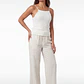 Peto Mujer Halter Tejido Crudo - Miniatura 4