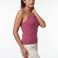 Peto Mujer Halter Tejido Magenta - Miniatura 3