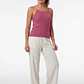 Peto Mujer Halter Tejido Magenta - Miniatura 1