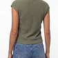 Polera Mujer Drapeada Fantasía Verde - Miniatura 2