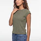 Polera Mujer Drapeada Fantasía Verde - Miniatura 1
