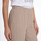 Pantalón Mujer Corrugado Wide Leg Listado Crudo - Miniatura 3