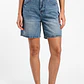 Short Mujer Denim Tiro Medio Celeste - Miniatura 1