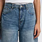 Short Mujer Denim Tiro Medio Celeste - Miniatura 3