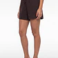 Short Mujer Lino Basic Café - Miniatura 1