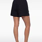 Short Mujer Lino Basic Negro - Miniatura 2
