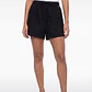 Short Mujer Lino Basic Negro - Miniatura 1
