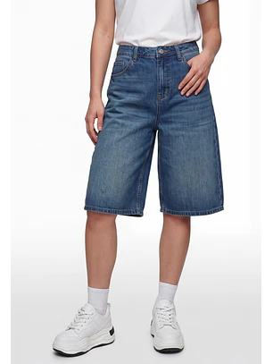 Short Mujer Denim Mega Baggy Azul
