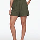 Short Mujer Sastrero Lino Verde - Miniatura 1