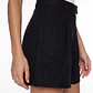 Short Mujer Sastrero Lino Negro - Miniatura 3