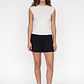 Short Mujer Sastrero Lino Negro - Miniatura 4