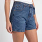Short Mujer Denim Loose Azul - Miniatura 3