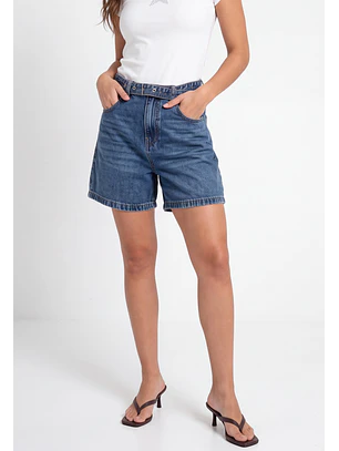 Short Mujer Denim Loose Azul