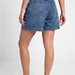 Short Mujer Denim Loose Azul - Miniatura 2