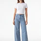 Pantalón Mujer Palazzo Lyocell Celeste - Miniatura 4