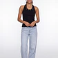 Peto Mujer Rib Halter Negro - Miniatura 4