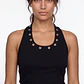 Peto Mujer Rib Halter Negro - Miniatura 3