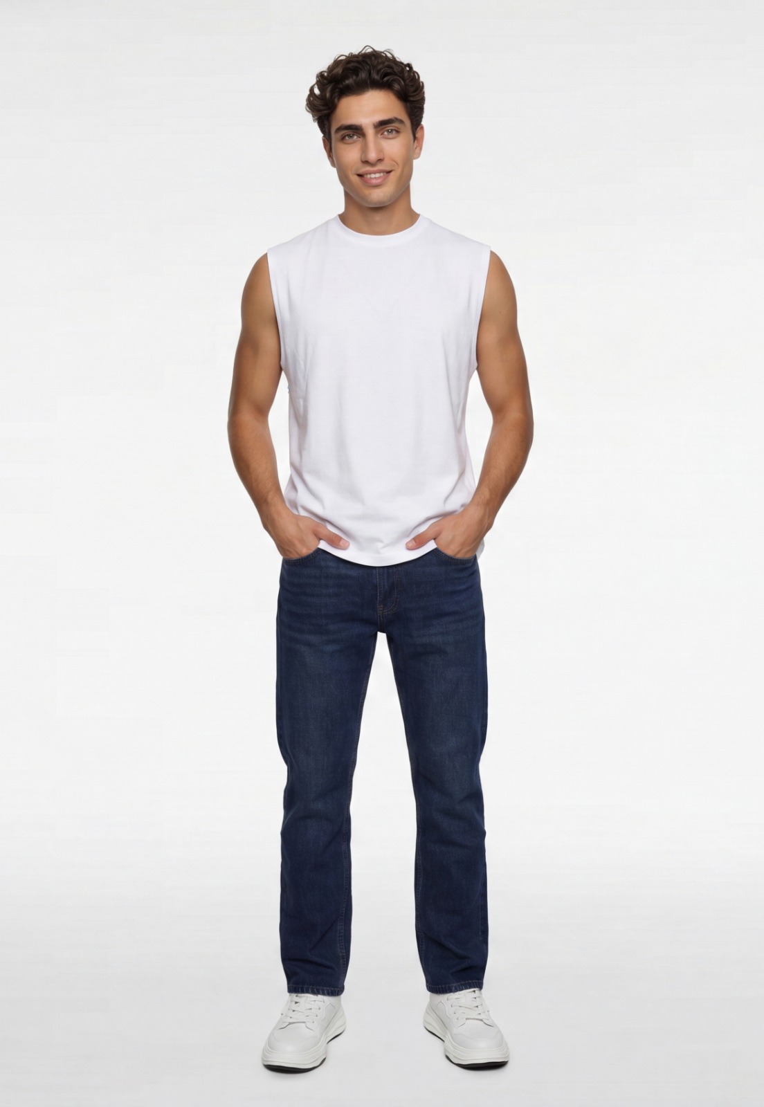 Jeans Hombre Regular Azul 1