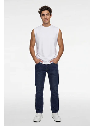 Jeans Hombre Regular Azul