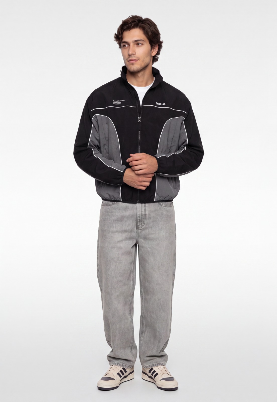 Chaqueta Hombre Técnica Cierre Negro 3