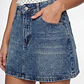 Falda Mujer Denim Vintage Azul - Miniatura 3