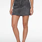 Falda Mujer Short Denim Gris - Miniatura 1