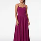 Vestido Mujer Corte Cintura Magenta - Miniatura 1