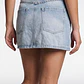 Falda Mujer Denim Tachas Celeste - Miniatura 2