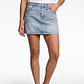 Falda Mujer Denim Tachas Celeste - Miniatura 1