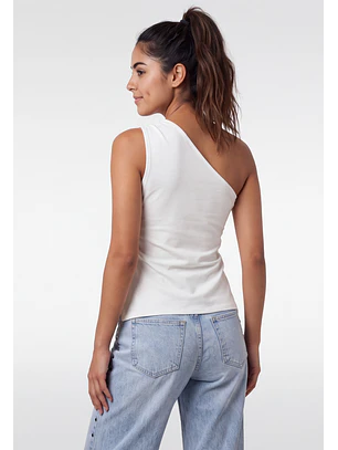 Peto Mujer Hombro Hebilla Crudo