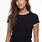 Polera Mujer Modal Doble Negro - Miniatura 3