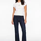 Jeans Mujer Raw Flare Tiro Alto Azul - Miniatura 4