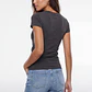 Polera Mujer Tachas Recogido Costados Acero - Miniatura 2