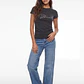 Polera Mujer Tachas Recogido Costados Acero - Miniatura 4