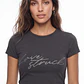 Polera Mujer Tachas Recogido Costados Acero - Miniatura 3
