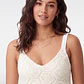 Peto Mujer Pabilo Fantasía Macramé Blanco - Miniatura 3