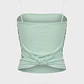 Peto Mujer Strapless Amarra Delantero Menta - Miniatura 2