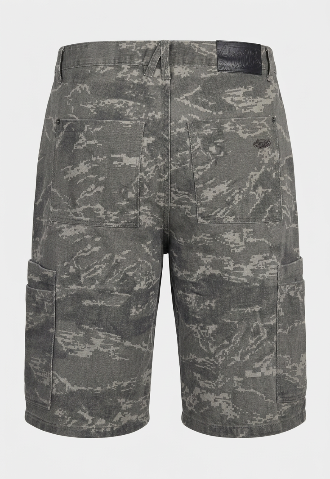 Bermuda Hombre Jort Camuflado Gris 2