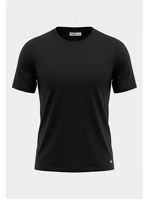 Polera Mujer Loose Fit Basic Negro