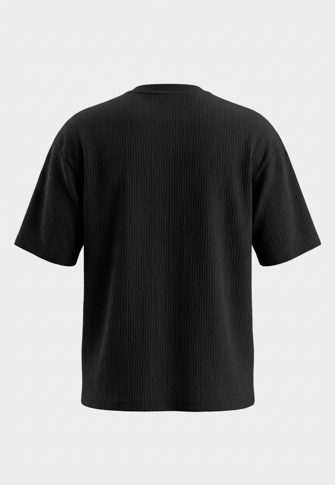 Polera Hombre Tela  Negro 2