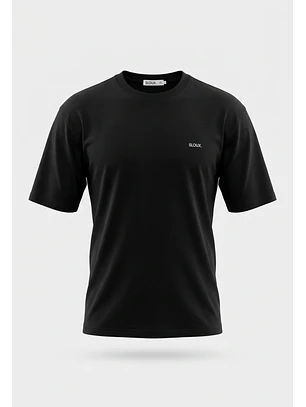 Polera Hombre Relaxed Interlock Negro