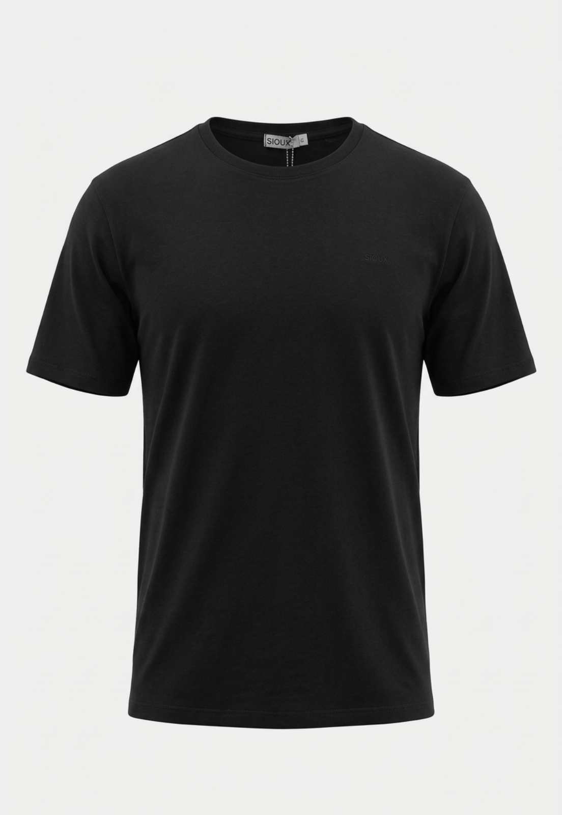 Polera Hombre Slim Fit Negro 1