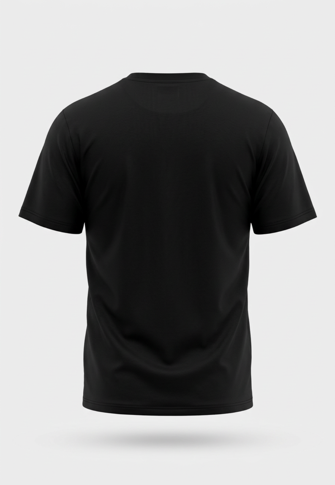 Polera Hombre Slim Fit Negro 2