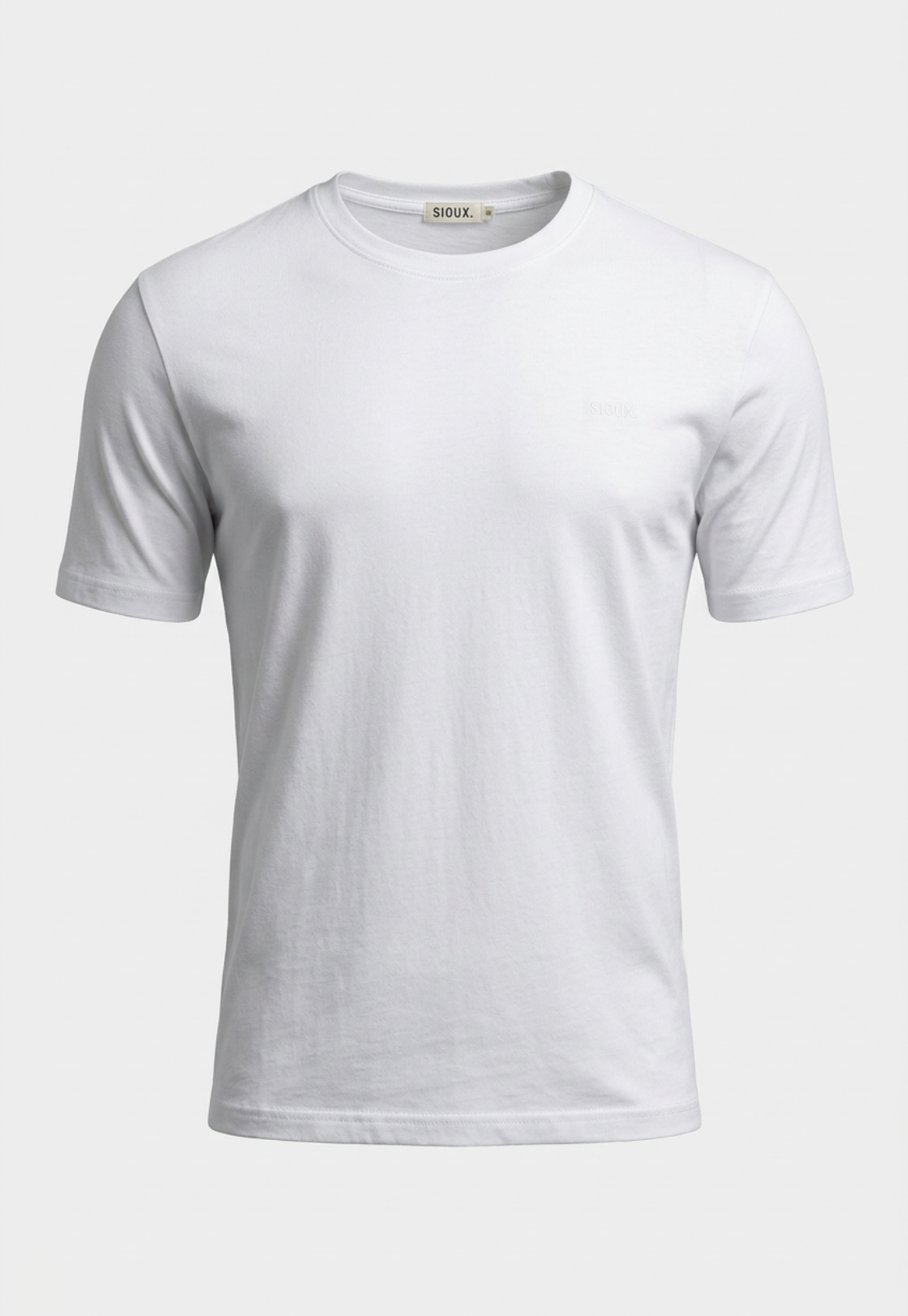Polera Hombre Slim Fit Blanco 1