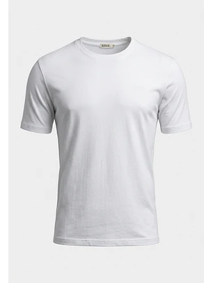 Polera Hombre Slim Fit Blanco