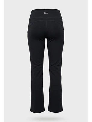 Calza Mujer Flare Negro Training