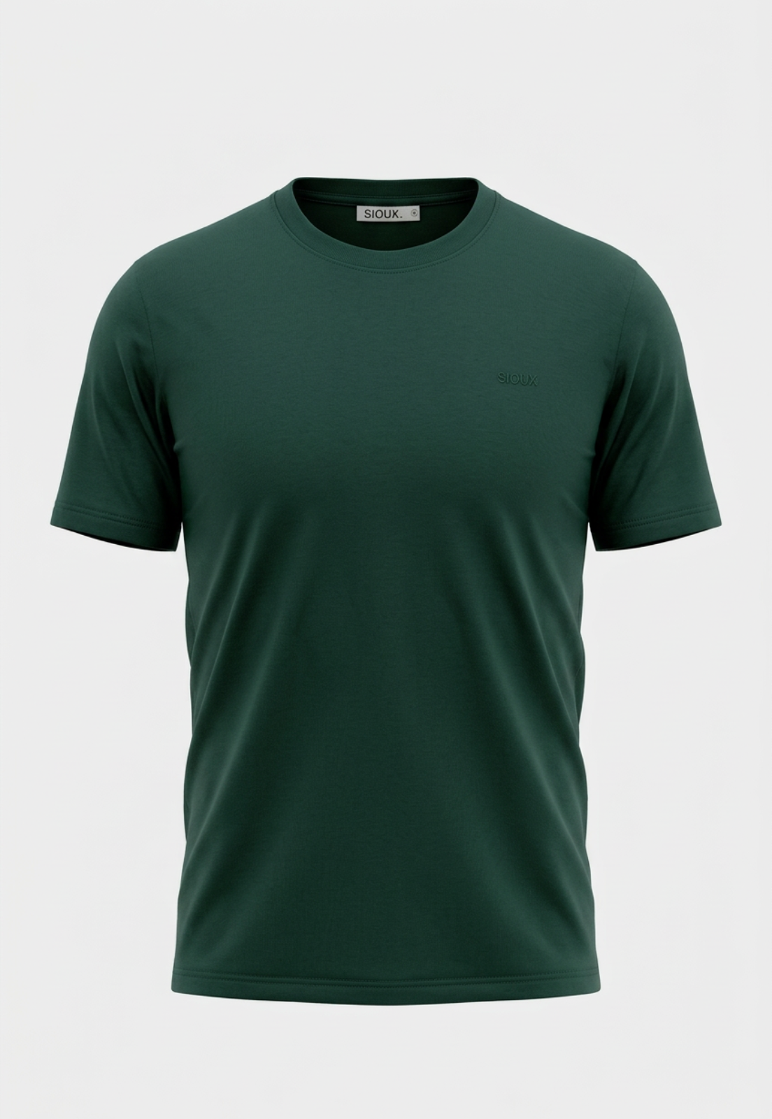 Polera Hombre Slim Fit Verde 1