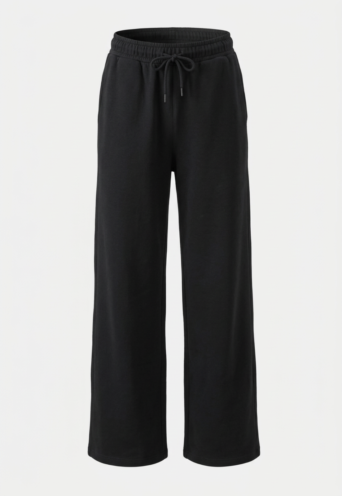 Pantalón Buzo Mujer Wide Leg Soft Negro Training 1
